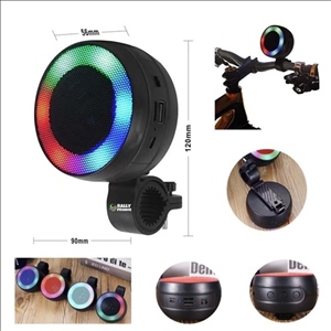 Portable Outdoor Speaker Bike Motorcycle Riding With LED